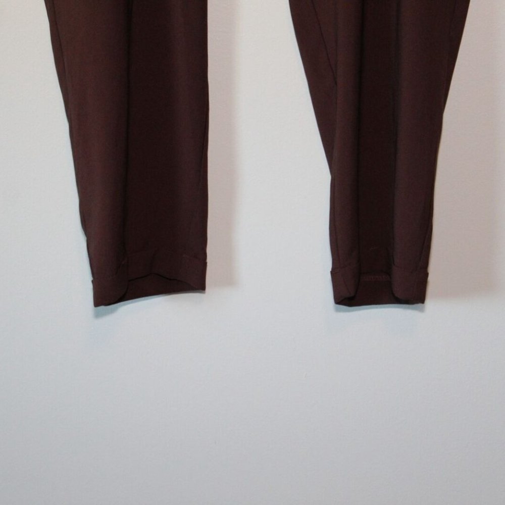 NWT Torrid Raisin Brown Crepe Self Tie Tapered Pant Plus Size 4 4X H13554 - Picture 4 of 11